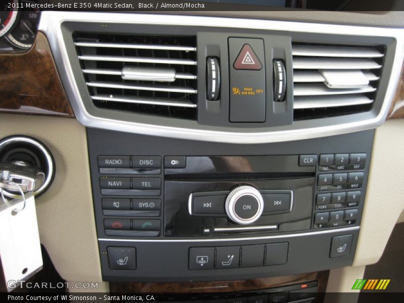 Black / Almond/Mocha 2011 Mercedes-Benz E 350 4Matic Sedan