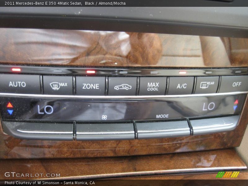 Black / Almond/Mocha 2011 Mercedes-Benz E 350 4Matic Sedan