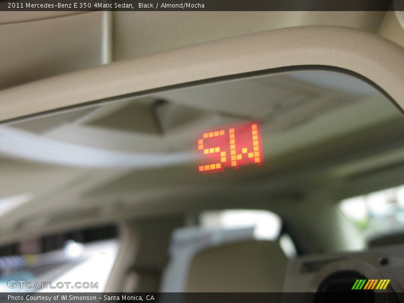 Black / Almond/Mocha 2011 Mercedes-Benz E 350 4Matic Sedan