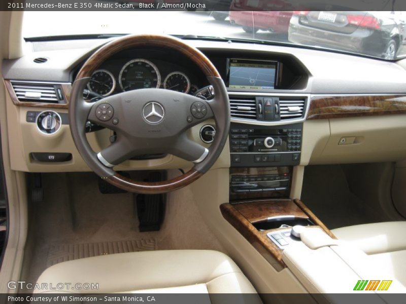 Black / Almond/Mocha 2011 Mercedes-Benz E 350 4Matic Sedan