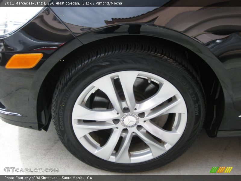 Black / Almond/Mocha 2011 Mercedes-Benz E 350 4Matic Sedan