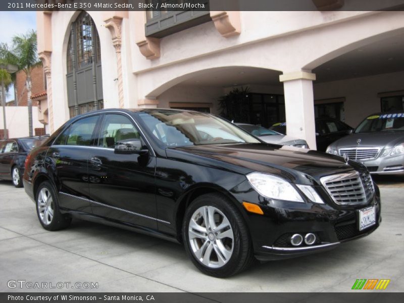 Black / Almond/Mocha 2011 Mercedes-Benz E 350 4Matic Sedan