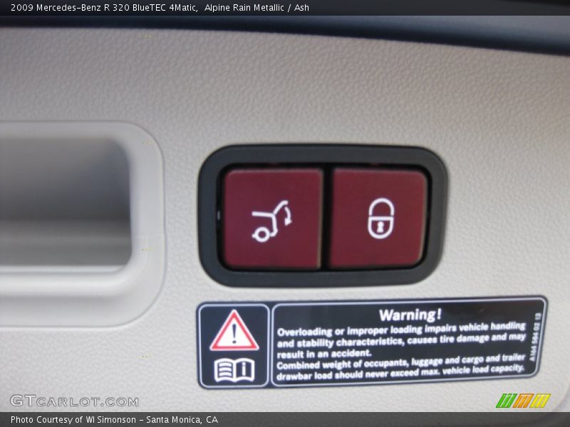Alpine Rain Metallic / Ash 2009 Mercedes-Benz R 320 BlueTEC 4Matic
