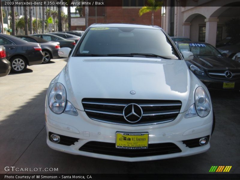 Arctic White / Black 2009 Mercedes-Benz R 350 4Matic