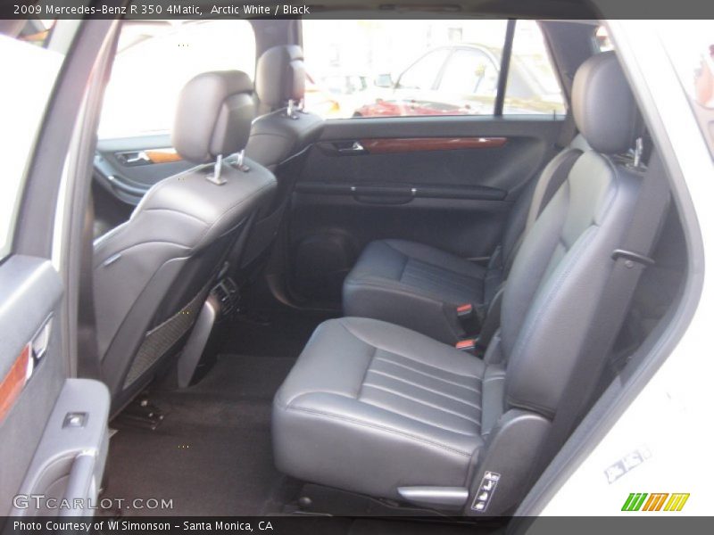 Arctic White / Black 2009 Mercedes-Benz R 350 4Matic
