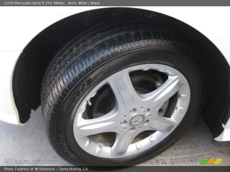 Arctic White / Black 2009 Mercedes-Benz R 350 4Matic