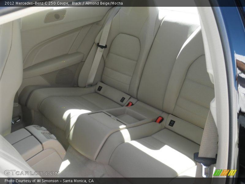 Black / Almond Beige/Mocha 2012 Mercedes-Benz C 250 Coupe