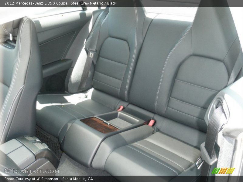 Steel Grey Metallic / Black 2012 Mercedes-Benz E 350 Coupe