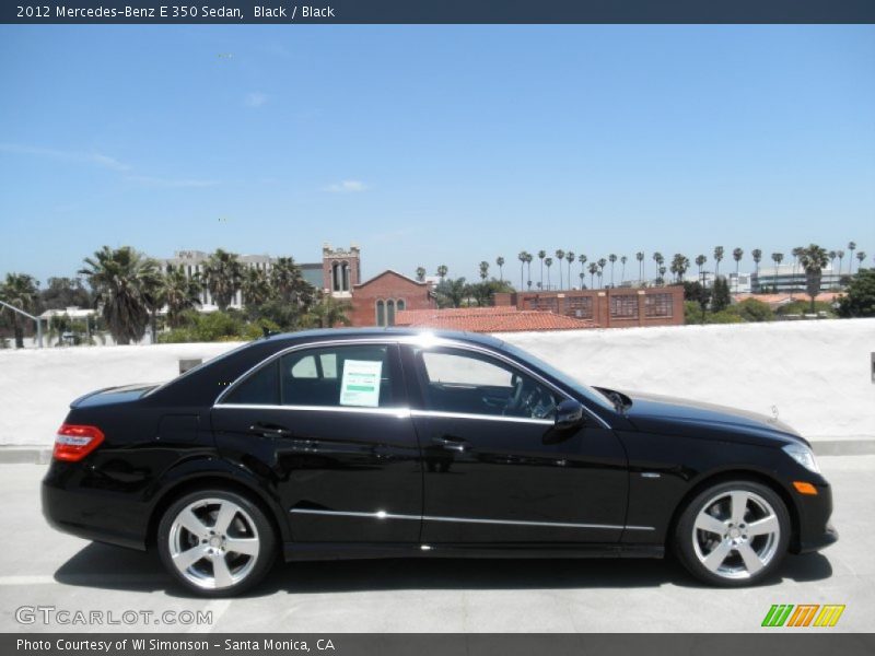 Black / Black 2012 Mercedes-Benz E 350 Sedan