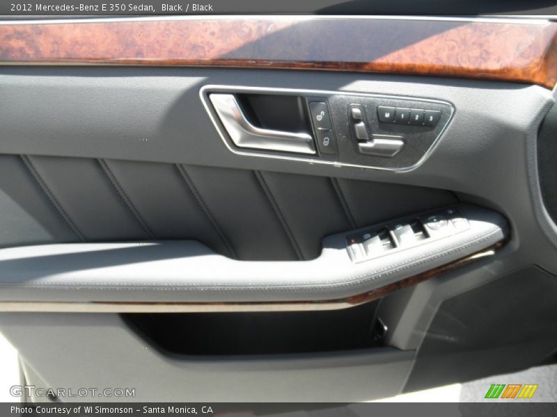 Black / Black 2012 Mercedes-Benz E 350 Sedan