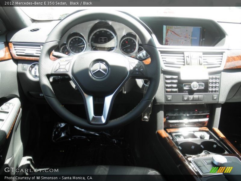 Black / Black 2012 Mercedes-Benz E 350 Sedan