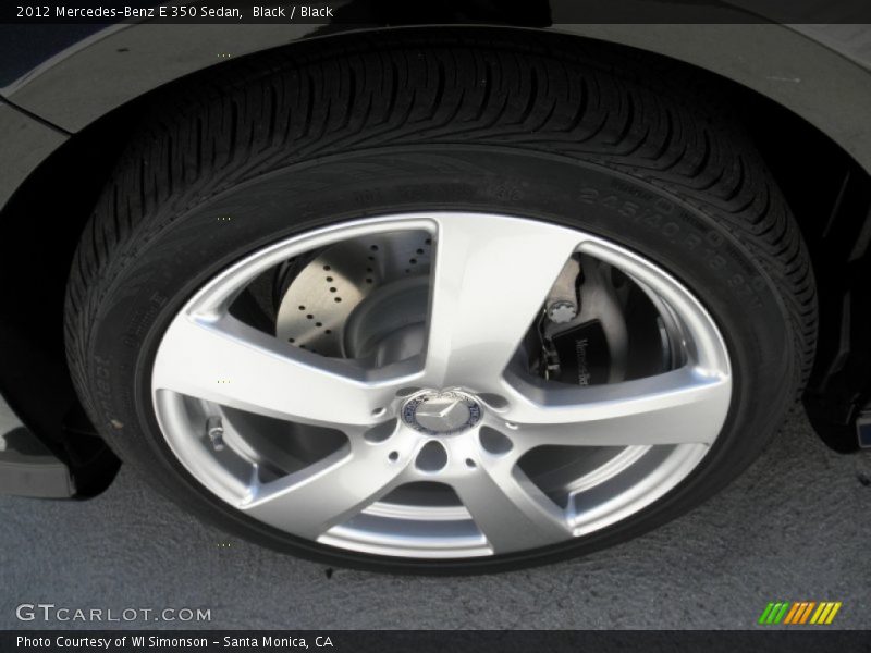 Black / Black 2012 Mercedes-Benz E 350 Sedan