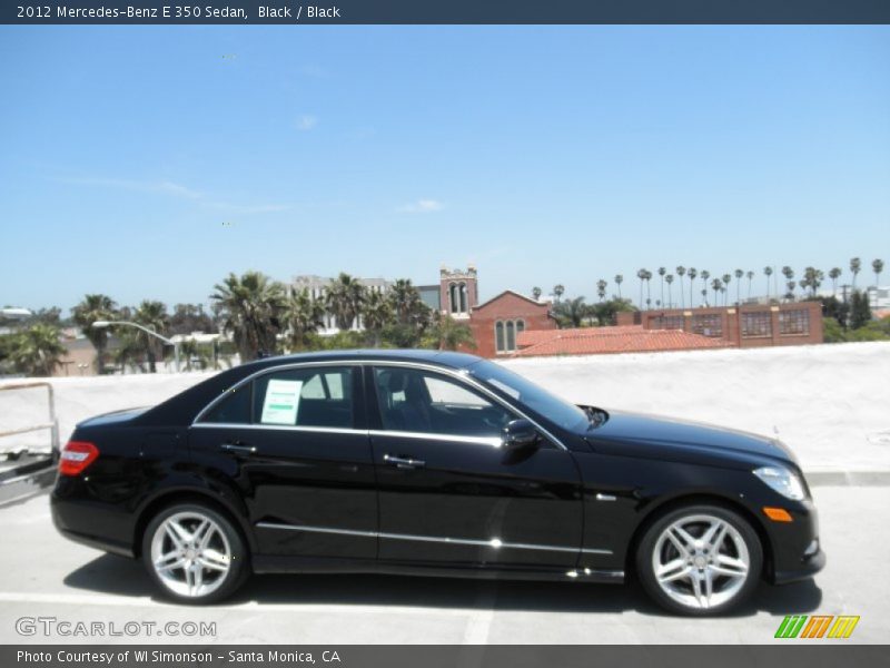 Black / Black 2012 Mercedes-Benz E 350 Sedan