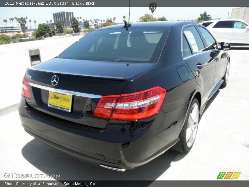 Black / Black 2012 Mercedes-Benz E 350 Sedan