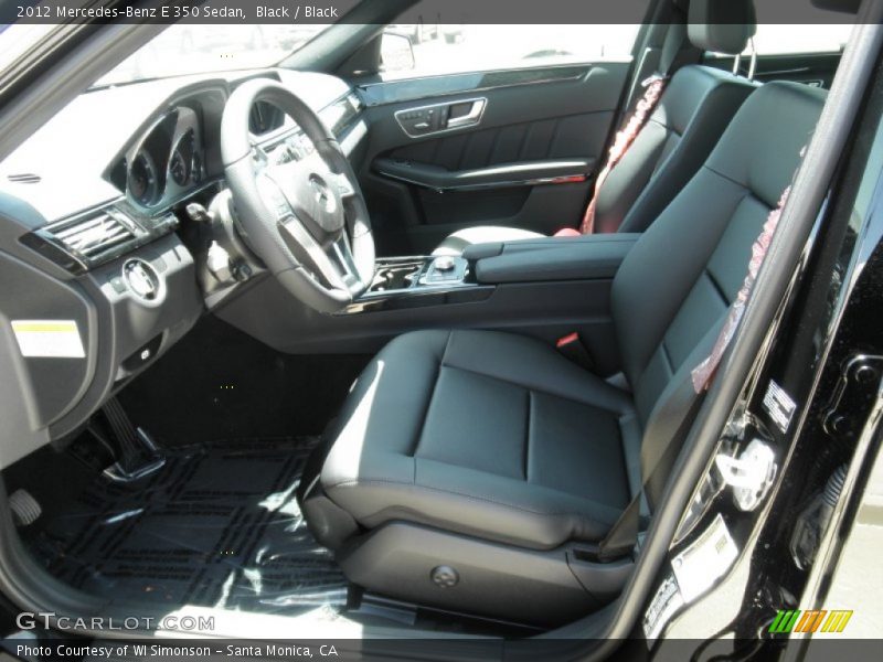Black / Black 2012 Mercedes-Benz E 350 Sedan