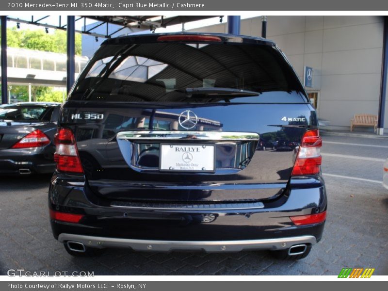 Capri Blue Metallic / Cashmere 2010 Mercedes-Benz ML 350 4Matic