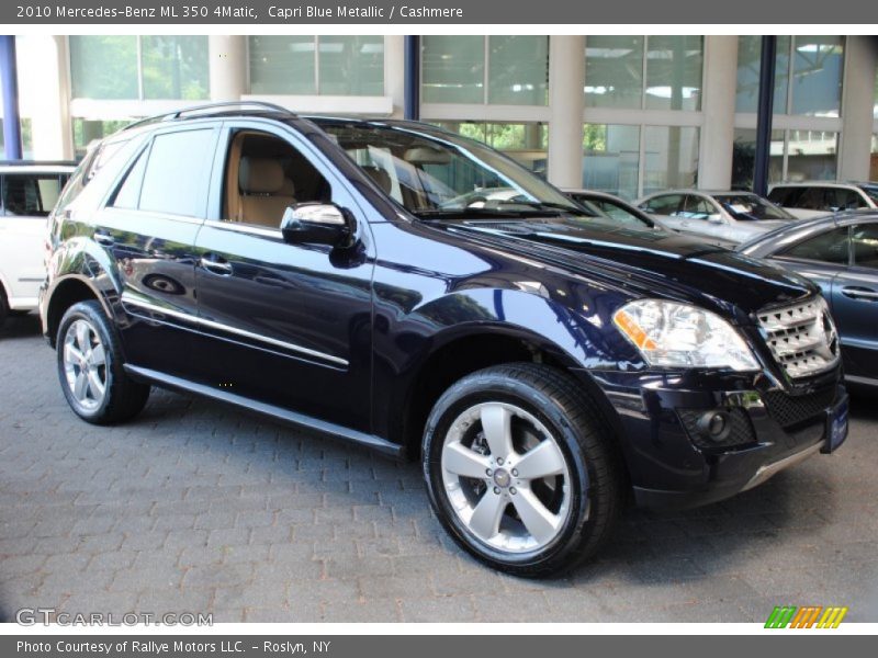 Capri Blue Metallic / Cashmere 2010 Mercedes-Benz ML 350 4Matic