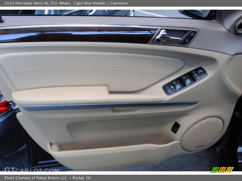 Capri Blue Metallic / Cashmere 2010 Mercedes-Benz ML 350 4Matic