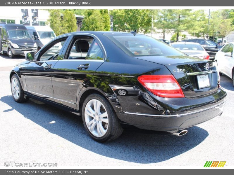 Black / Black 2009 Mercedes-Benz C 300 4Matic