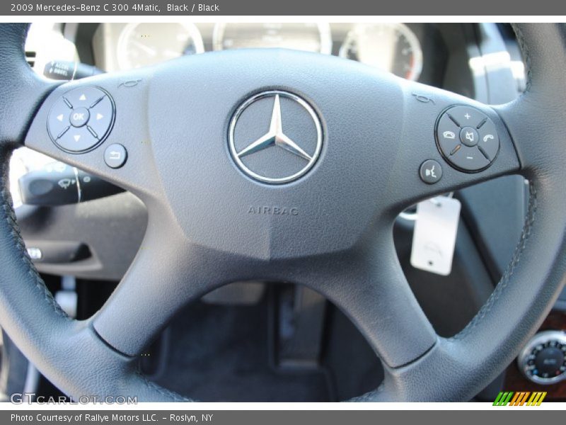 Black / Black 2009 Mercedes-Benz C 300 4Matic