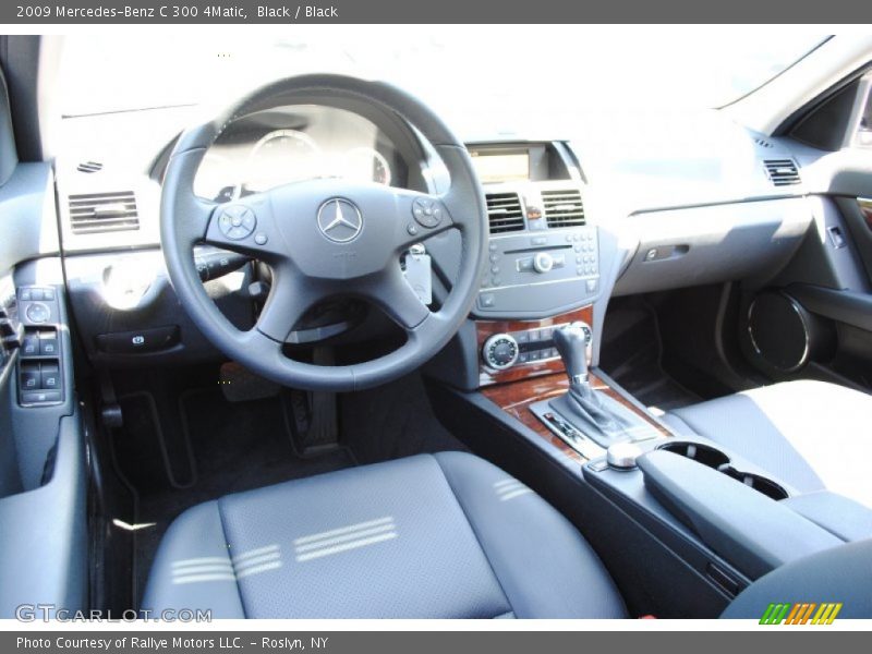 Black / Black 2009 Mercedes-Benz C 300 4Matic