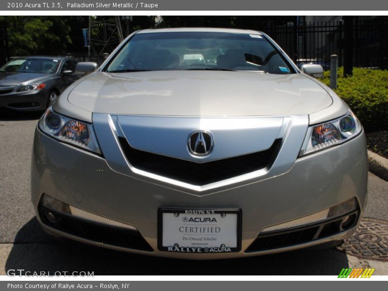 Palladium Silver Metallic / Taupe 2010 Acura TL 3.5