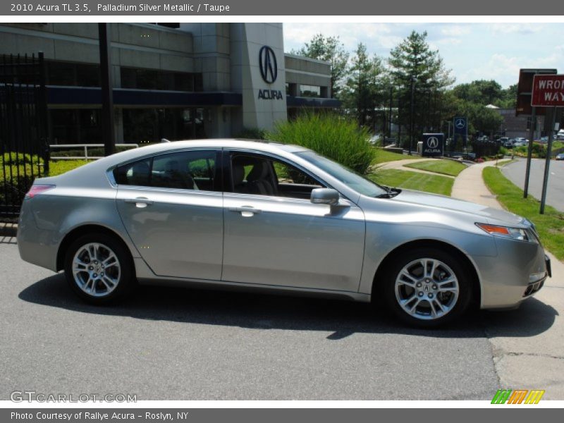 Palladium Silver Metallic / Taupe 2010 Acura TL 3.5