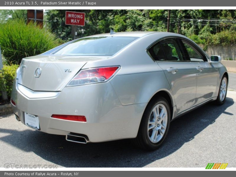 Palladium Silver Metallic / Taupe 2010 Acura TL 3.5