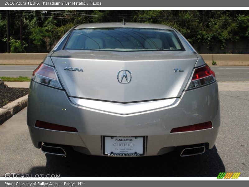 Palladium Silver Metallic / Taupe 2010 Acura TL 3.5