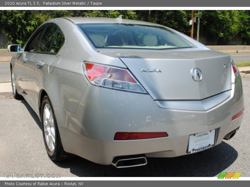 Palladium Silver Metallic / Taupe 2010 Acura TL 3.5