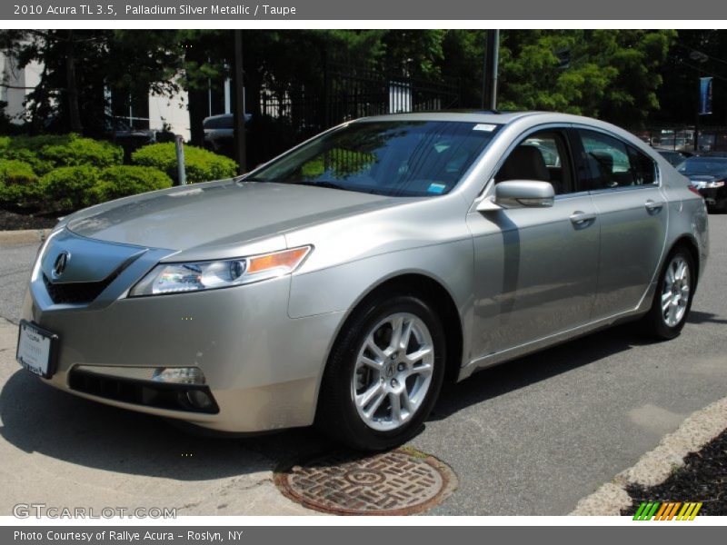 Palladium Silver Metallic / Taupe 2010 Acura TL 3.5