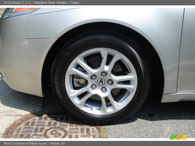 Palladium Silver Metallic / Taupe 2010 Acura TL 3.5