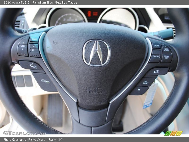 Palladium Silver Metallic / Taupe 2010 Acura TL 3.5