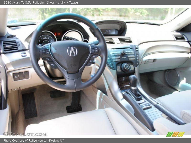 Palladium Silver Metallic / Taupe 2010 Acura TL 3.5