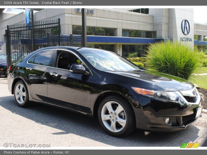 Crystal Black Pearl / Ebony 2009 Acura TSX Sedan