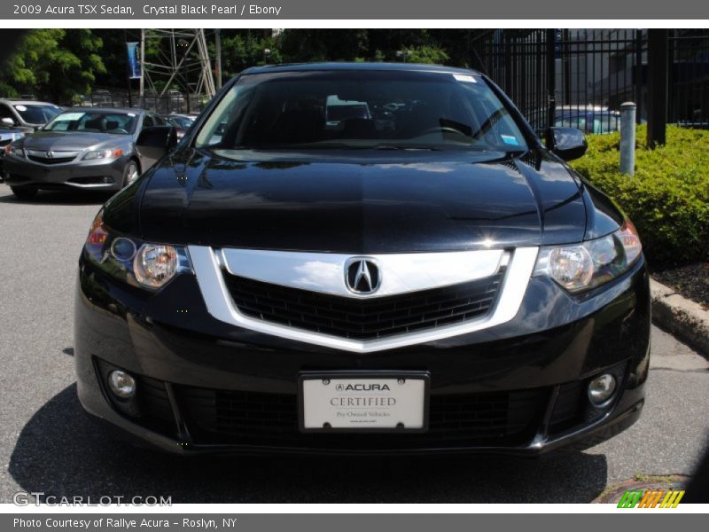 Crystal Black Pearl / Ebony 2009 Acura TSX Sedan