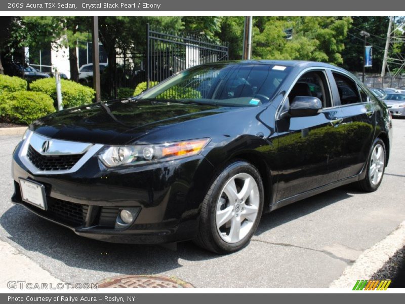 Crystal Black Pearl / Ebony 2009 Acura TSX Sedan
