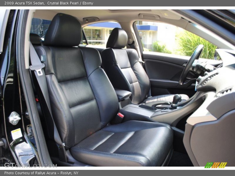 Crystal Black Pearl / Ebony 2009 Acura TSX Sedan