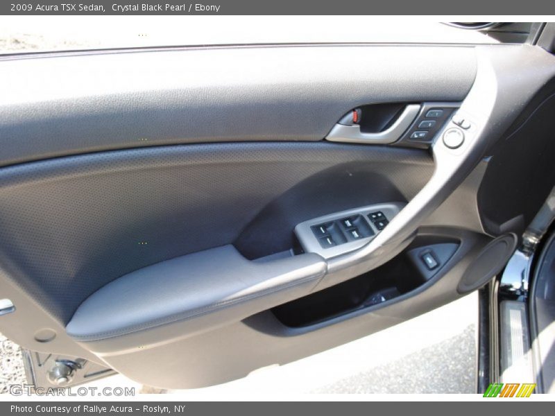 Crystal Black Pearl / Ebony 2009 Acura TSX Sedan