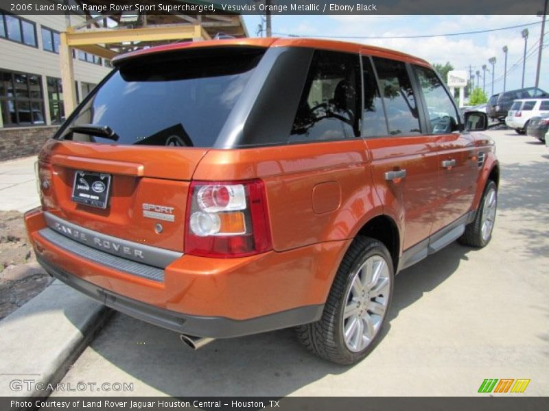 Vesuvius Orange Metallic / Ebony Black 2006 Land Rover Range Rover Sport Supercharged