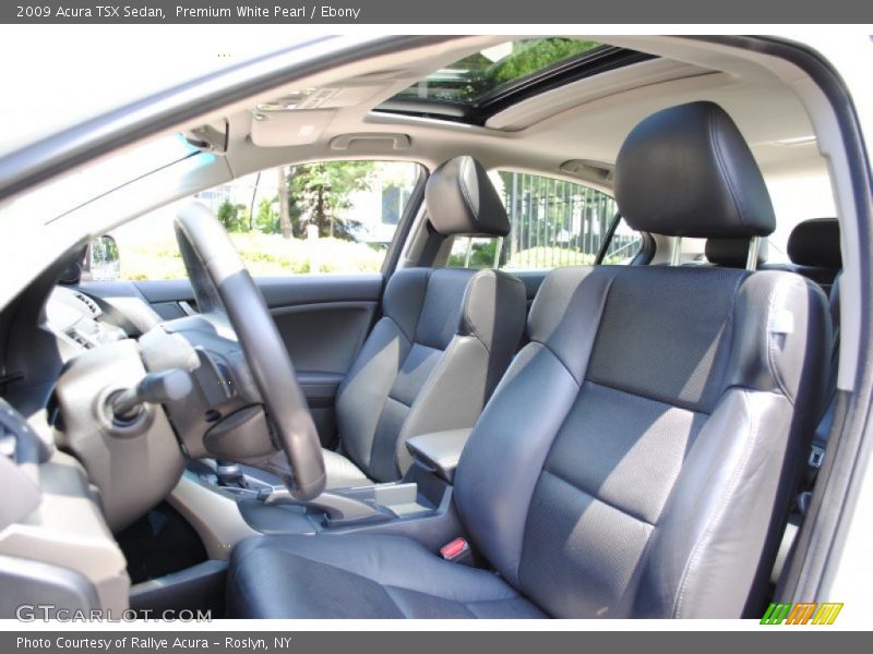 Premium White Pearl / Ebony 2009 Acura TSX Sedan