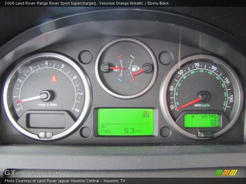  2006 Range Rover Sport Supercharged Supercharged Gauges