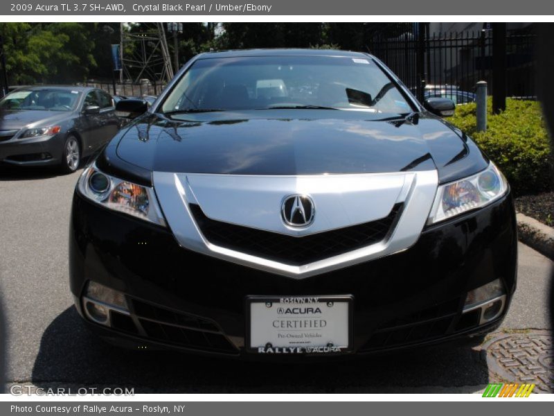 Crystal Black Pearl / Umber/Ebony 2009 Acura TL 3.7 SH-AWD