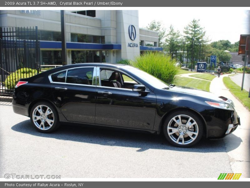 Crystal Black Pearl / Umber/Ebony 2009 Acura TL 3.7 SH-AWD