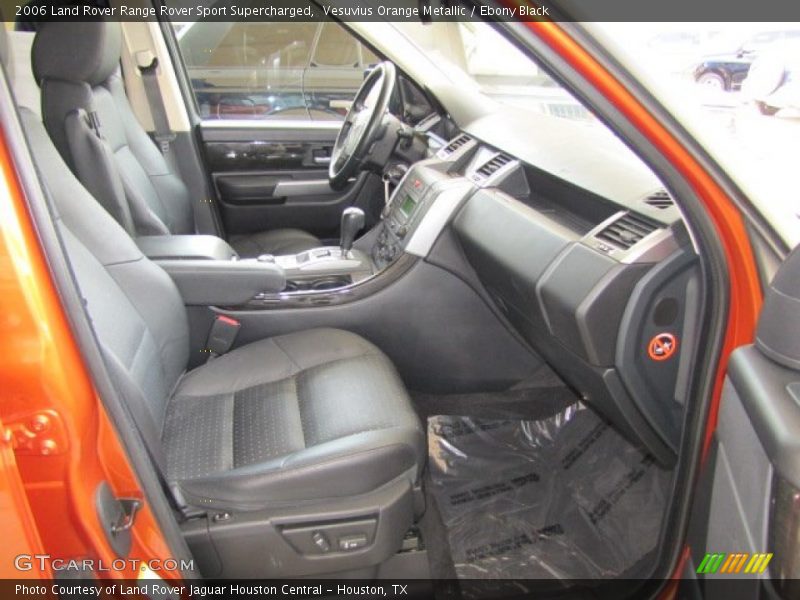  2006 Range Rover Sport Supercharged Ebony Black Interior