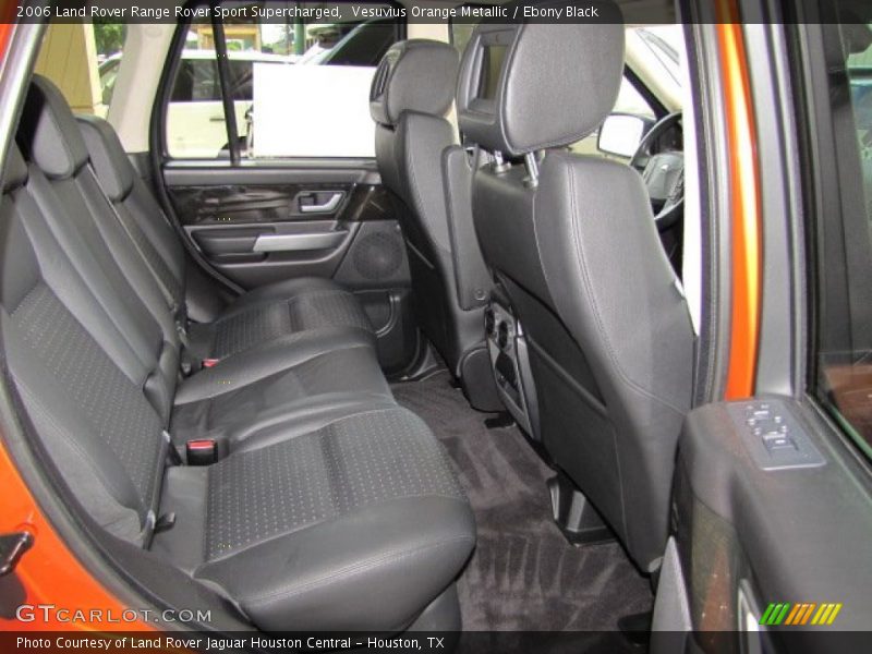 Rear Seat of 2006 Range Rover Sport Supercharged