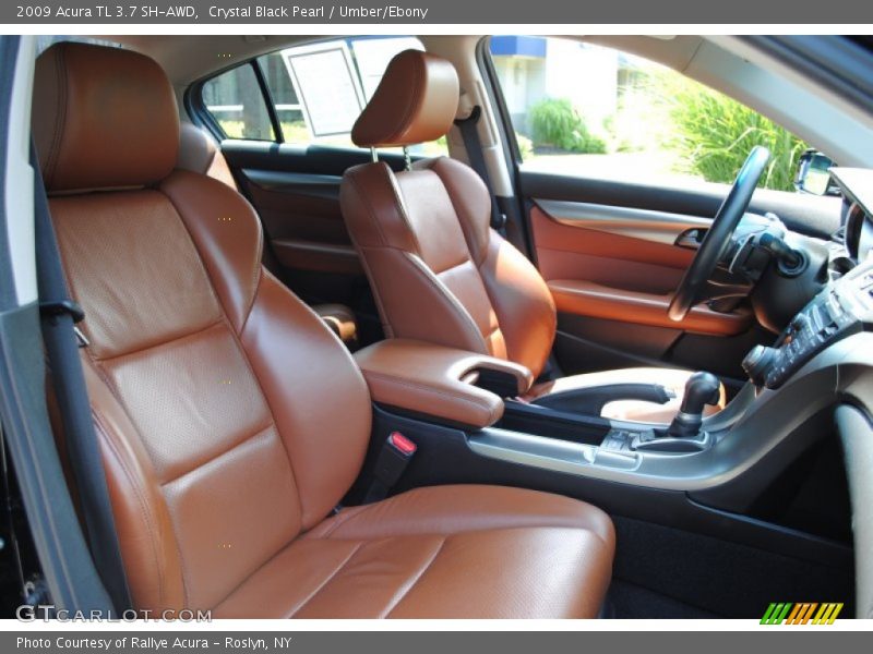 Crystal Black Pearl / Umber/Ebony 2009 Acura TL 3.7 SH-AWD