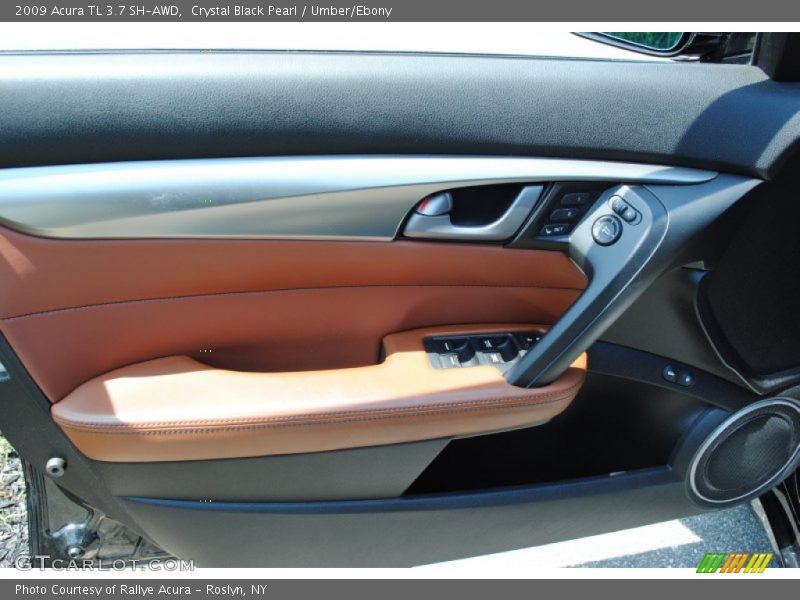 Crystal Black Pearl / Umber/Ebony 2009 Acura TL 3.7 SH-AWD