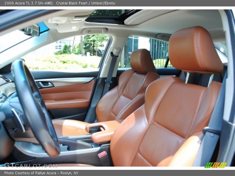 Crystal Black Pearl / Umber/Ebony 2009 Acura TL 3.7 SH-AWD