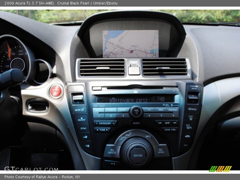 Crystal Black Pearl / Umber/Ebony 2009 Acura TL 3.7 SH-AWD